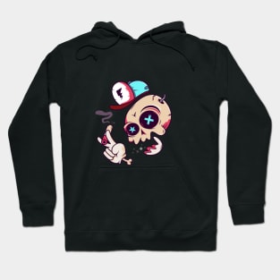 Smoking Skull Hoodie